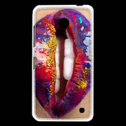 Coque Nokia Lumia 630 Lèvres multicouleurs
