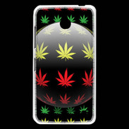Coque Nokia Lumia 630 Effet cannabis sur fond noir