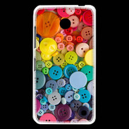 Coque Nokia Lumia 630 Arc en ciel de boutons de couture