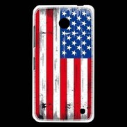 Coque Nokia Lumia 630 Drapeau USA grunge et vintage 5