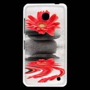 Coque Nokia Lumia 630 Fleurs et galet