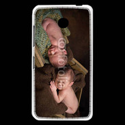 Coque Nokia Lumia 630 Jumeaux dormant dans des caisses