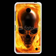 Coque Nokia Lumia 630 crâne en feu