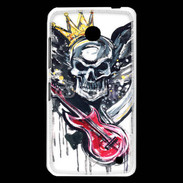 Coque Nokia Lumia 630 Tête de mort et guitare