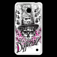 Coque Nokia Lumia 630 Tête de Mort Difficult