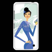 Coque Nokia Lumia 630 Hôtesse de l'air 8