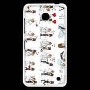 Coque Nokia Lumia 630 Bande dessinée de mariés