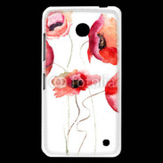 Coque Nokia Lumia 630 Peinture de Coquelicots