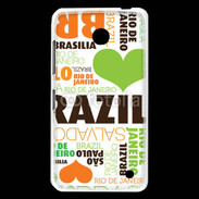 Coque Nokia Lumia 630 I love Brésil