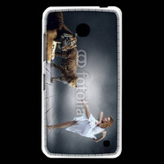 Coque Nokia Lumia 630 Danseuse avec tigre