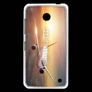 Coque Nokia Lumia 630 Avion de ligne au coucher de soleil