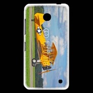 Coque Nokia Lumia 630 Avio Biplan jaune
