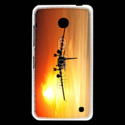 Coque Nokia Lumia 630 Avion de ligne et couché de soleil