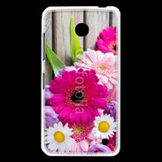 Coque Nokia Lumia 630 Bouquet de fleur sur bois