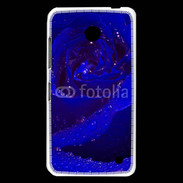 Coque Nokia Lumia 630 Fleur rose bleue