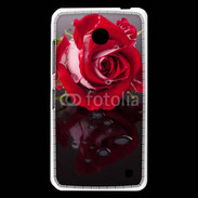 Coque Nokia Lumia 630 Belle rose Rouge 10
