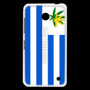Coque Nokia Lumia 630 Drapeau Uruguay cannabis 2