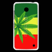 Coque Nokia Lumia 630 Drapeau reggae cannabis