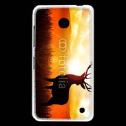 Coque Nokia Lumia 630 Silhouette d'un cerf 5