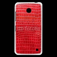 Coque Nokia Lumia 630 Effet crocodile rouge
