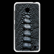 Coque Nokia Lumia 630 Effet crocodile noir