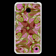 Coque Nokia Lumia 630 Ensemble floral Vert et rose