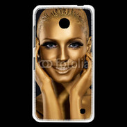 Coque Nokia Lumia 630 Femme couleur or