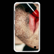 Coque Nokia Lumia 630 bouche homme rouge