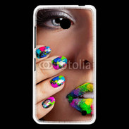 Coque Nokia Lumia 630 Bouche et ongles multicouleurs 5