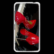 Coque Nokia Lumia 630 Escarpins rouges sur piano