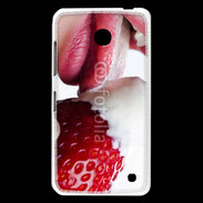 Coque Nokia Lumia 630 Fraise et bouche 2