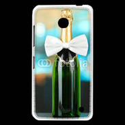 Coque Nokia Lumia 630 Bouteille de champagne avec noeud