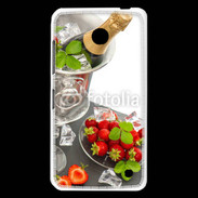 Coque Nokia Lumia 630 Champagne et fraises