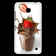 Coque Nokia Lumia 630 Fraise et chocolat
