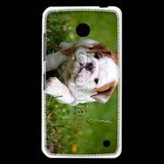 Coque Nokia Lumia 630 Chiot bulldog anglais 3