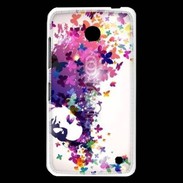 Coque Nokia Lumia 630 Cheveux de papillons