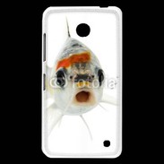 Coque Nokia Lumia 630 Poisson Silver Koi de face