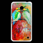 Coque Nokia Lumia 630 Oiseaux en peinture