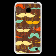 Coque Nokia Lumia 630 Fond en moustache