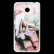 Coque Nokia Lumia 630 Jolie femme avec des ailes de Papillon