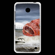Coque Nokia Lumia 630 Enorme poisson chassant bateau de pêcheurs
