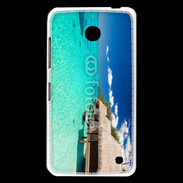 Coque Nokia Lumia 630 Bungalow sur mer tropicale