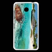 Coque Nokia Lumia 630 Belle plage avec tortue