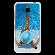 Coque Nokia Lumia 630 Femme à la piscine