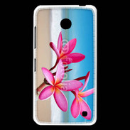 Coque Nokia Lumia 630 Fleurs à la plage