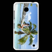 Coque Nokia Lumia 630 Palmier et charme sur la plage