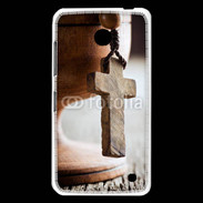 Coque Nokia Lumia 630 Croix en bois 5