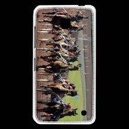 Coque Nokia Lumia 630 Arrivée de course de trot en sulky