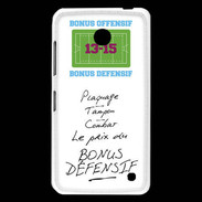 Coque Nokia Lumia 630 Plaquage Bonus offensif-défensif Blanc