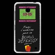 Coque Nokia Lumia 630 Merci l'arbitre Bonus offensif-défensif Noir